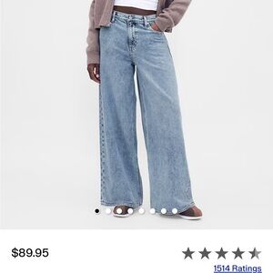 GAP Mid Rise Ultra Soft Baggy Jean